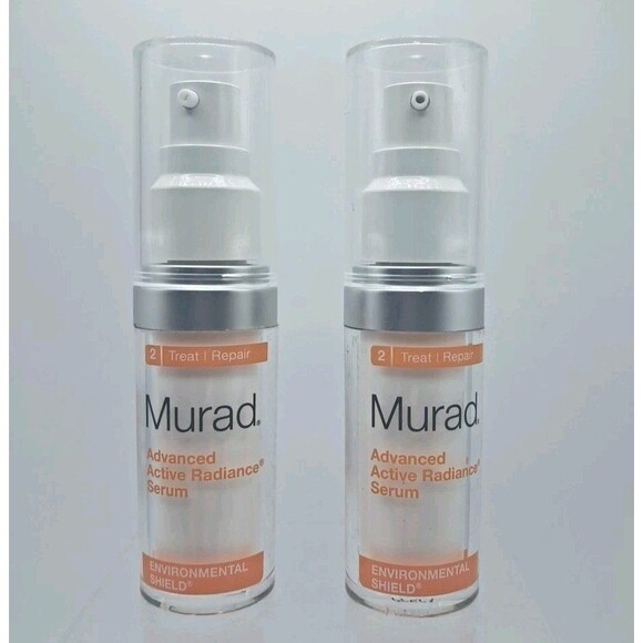 2x Murad Advanced Active Radiance Serum 0.5oz Environmental Shield Treat Repair - Picture 1 of 2